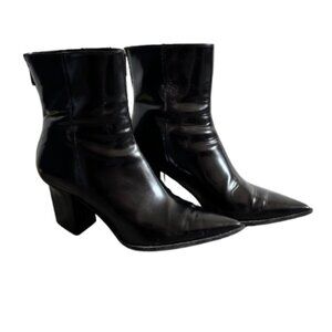 Tamara Mellon Patent Leather Ankle Boots